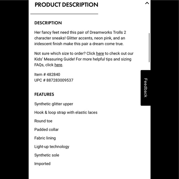 Trolls 2 Light-up Sneakers - Picture 16 of 16